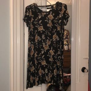 Floral Dress with V-neck back